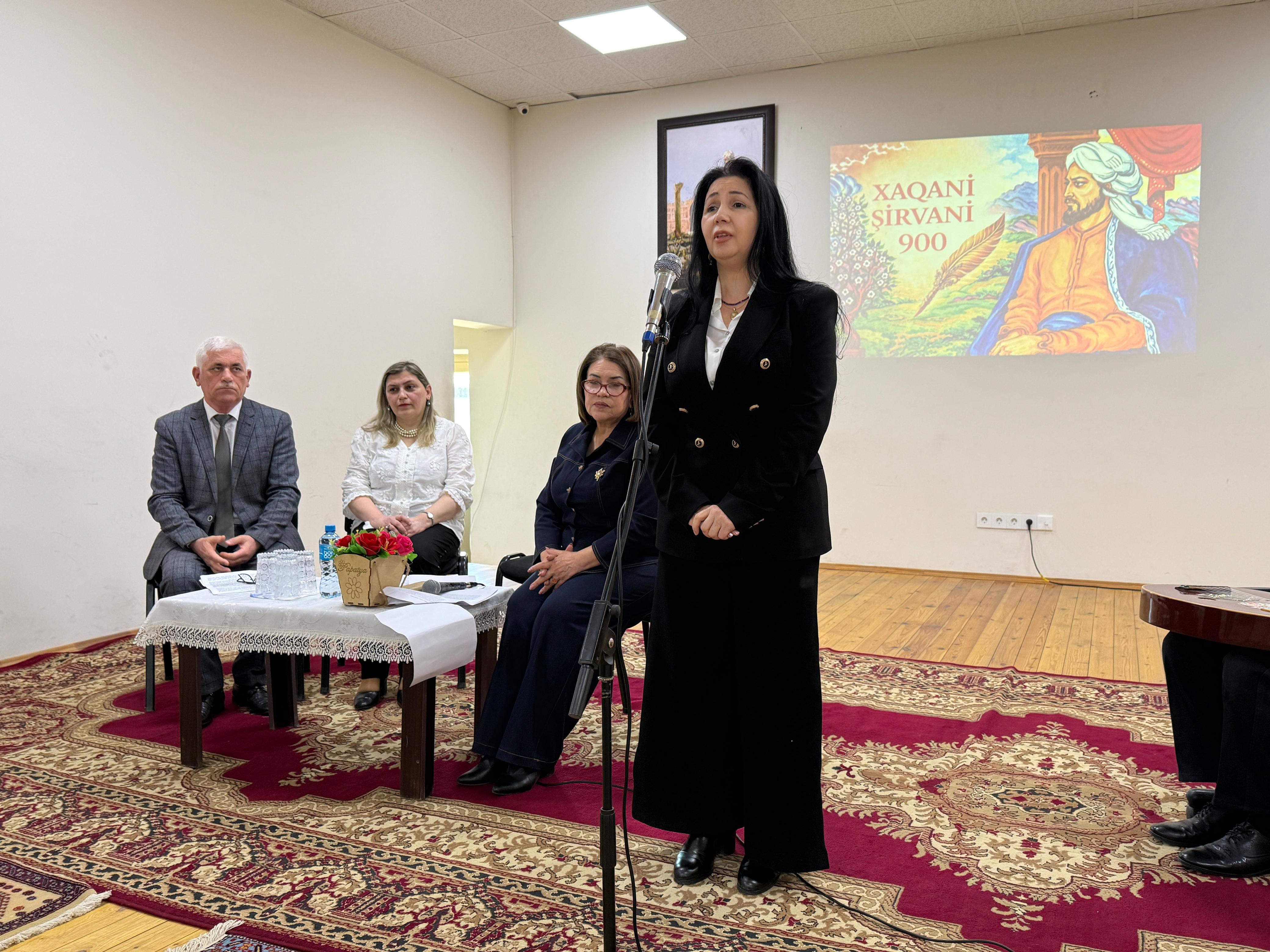 Muzeyin əməkdaşı Xaqani Şirvaninin 900 illiyinə həsr olunmuş elmi-praktik konfransda məruzə ilə çıxış edib