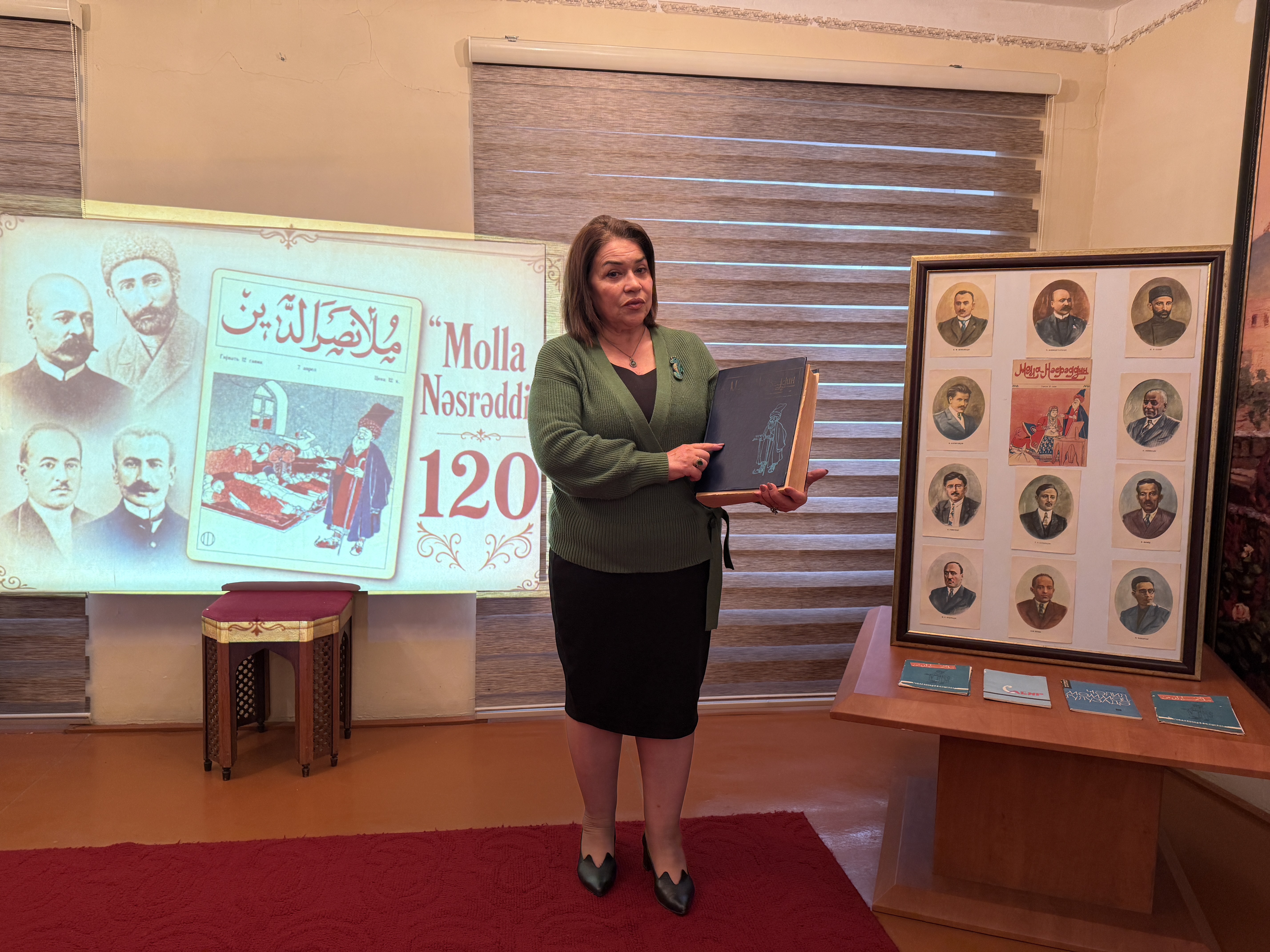 “Molla Nəsrəddin” jurnalının 120 illiyi Aran filialında qeyd olundu